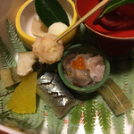 Itoga - 子持ち昆布や秋刀魚酢〆、鴨つくねなど