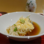 銀座 しのはら - 2017/1_2杯目は伊勢海老の頭から取った出汁餡で