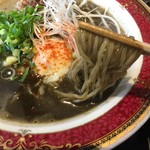 らーめんてい立花 - 麺上げ