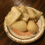 宿房 あそ - 最初に、こんだけの漬物を・・