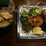 宿房 あそ - お漬物です
      ８種有るけん