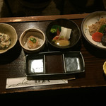 宿房 あそ - 夕食の一部