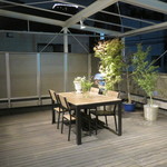 旬菜 おぐら家 - テラス席