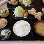 元祖唐揚げ三平 - 三平定食2017.01.30