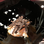 カモシヤ クスモト - カワハギの刺身　きも、奈良漬、トリュフ添