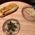 カモシヤ クスモト - カラスミのオープンサンド