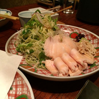 とり田 博多本店 - 鶏サラダ