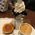 サンマルクカフェ - コーヒーゼリーパフェ490円+クイニークリーム200円+ベトナムコーヒーS270円