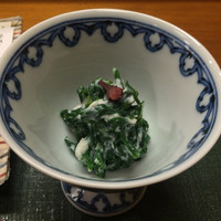 赤坂とゝや魚新 - 春菊胡麻和え