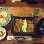 Ichikawa - セイロ蒸し　1800円　グリーンサラダ　300円