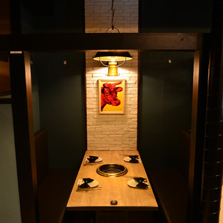 少人数様向けのデザイナーズ個室