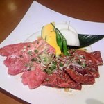 米沢亭 炭火苑 - [料理] 上カルビ & 上ロース (各一人前) セット全景♪ｗ