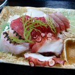 次郎坊 - 刺身定食のお刺身