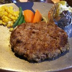 3匹の子ぶた - きれいなバランスで並ぶハンバーグ