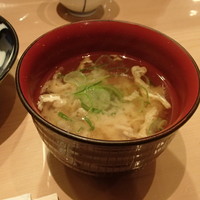 新宿割烹 中嶋 - 味噌汁