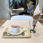 カフェ・ディ・フェスタ - ソフトクリーム、アメリカンコーヒー 2016/04/08
