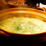 とり喜 - 鴨のお出汁たっぷりの雑炊登場〜（≧∇≦）