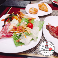 ロビーラウンジ 「マーブルラウンジ」 ヒルトン東京 - サラダ