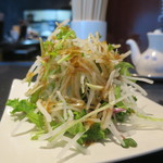 Chuugokuryouri Shinkao - 大根、水菜、紫キャベツスプラウトのサラダ