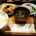 鯛樹 - 宇和島鯛めし定食 1,200円