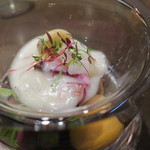 sincere - 4種の蕪とアオリイカ 蕪のブルーテ2