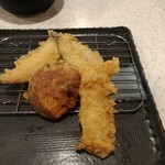 天ぷら倶楽部 - 白身魚とハゼとイカと、じゃがいも！