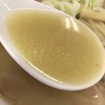 【2017年01月】ジンジャーソルトラーメンのスープアップ。