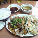 一芳亭 福島店 - とりきも定食あいのり