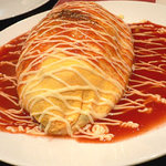 ジャンジャンブル - レタスとベーコンのオムライス