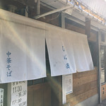 中華そば しば田 - 暖簾