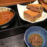 赤坂 金舌 - 松坂牛メンチ