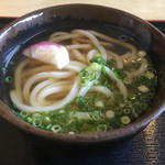 仲南産直市 食堂 - かけうどん(*ﾟ∀ﾟ*)250円