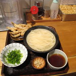 うどん 丸香 - 釜揚げうどん+ゲソ天