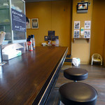 珍竜軒下関本店 - 「珍竜軒下関本店」カウンター席