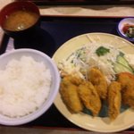 Seikaisou - カキフライ定食(冬季のみ)　コーヒー付