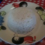 路地裏のタイ酒場 夜バナナ - ライス標準　ランチだと大盛り無料です