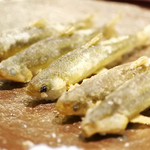 日本料理 晴山 - もろこ揚げ