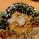 鮨 和さび - あん肝ソースにシャリ