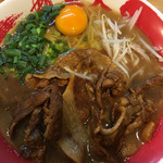 ラーメン東大 - 徳島ラーメン☆★★☆肉入り(肉増し)