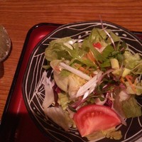 横浜 瀬里奈 浪漫茶屋 - 特製ビーフシチュー膳　サラダ　アップ