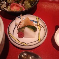 横浜 瀬里奈 浪漫茶屋 - 特製ビーフシチュー膳　お新香　アップ