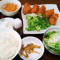 過門香歩高里 六本木店 - 「牡蠣フライセット」（900円）