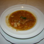 故宮 - 蟹卵入りふかひれの姿煮込み　卵白ムース添え