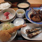 寿司割烹ふる川 - 刺身定食　2010.12