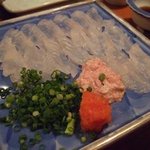 うまいもの 楽味 - カワハギ刺