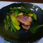 一僖 - 国産鴨ロースと九条ねぎさんしょいため