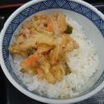 立喰いそば 山吹 - 自作かき揚げ丼