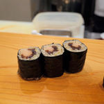 鮨竹 - おぼろ干瓢巻き 1/2