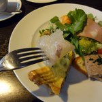 ランプビストロ ソラ - ヒラメのマリネ　脂が乗っていた