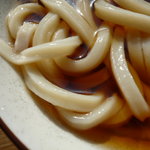 西端手打 上戸うどん - うどんのアップ
